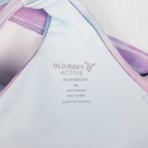 Old Navy Light Support PowerSoft Longline Sports Bra NWT - Picture 5 of 13